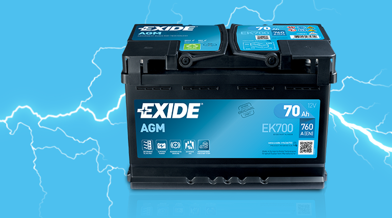 EXIDE аккумуляторлық батареяларының толық желісі қоймада тұр!